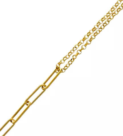 pulsera de plata chapada eternea toma detalles centrales