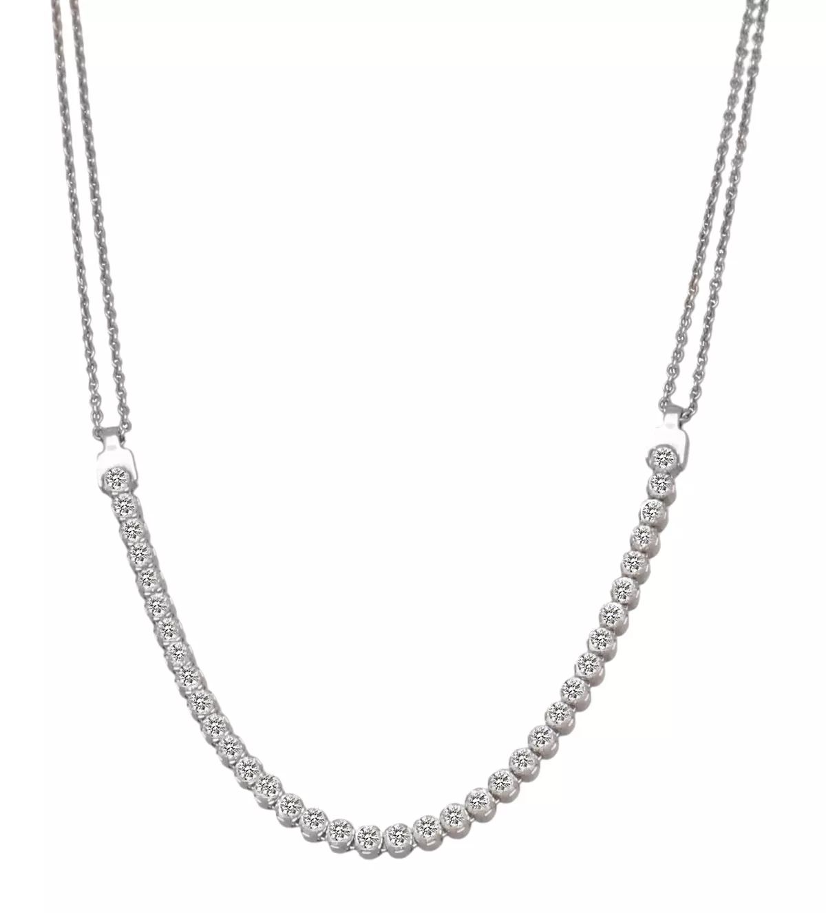 gargantilla plata y circones beroque II