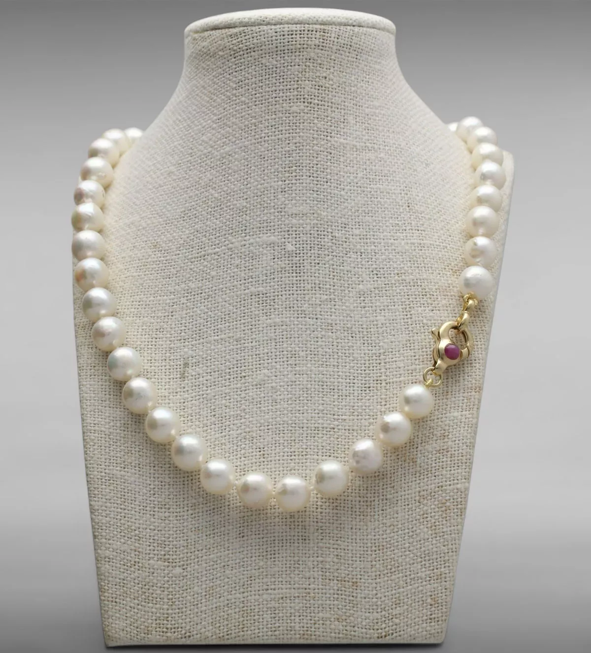 collar de perlas akoya con perlas de 9 mm