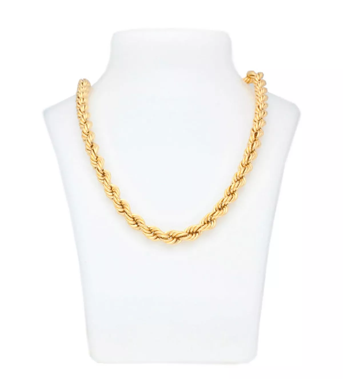 cadena de oro cordon salomonico de 5 mm de grueso toma peto