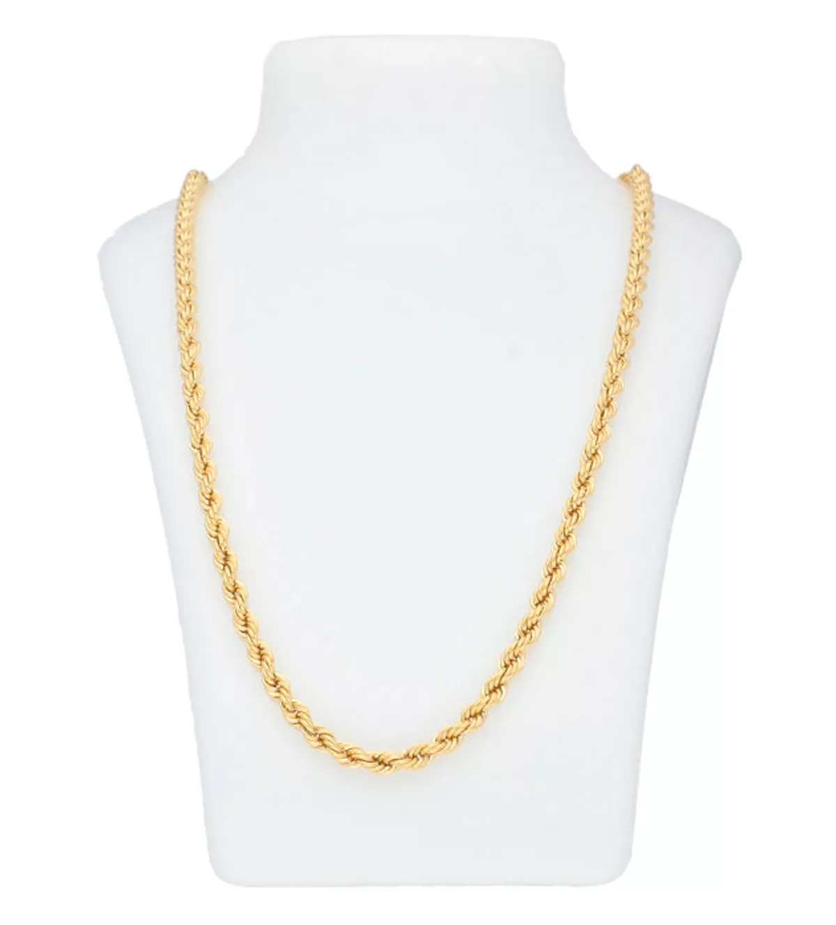 Cadena de oro 18 ktes cordón salomónico 3,5 mm. - Imagen 4