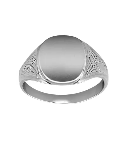 anillo de plata para hombre sello para grabar