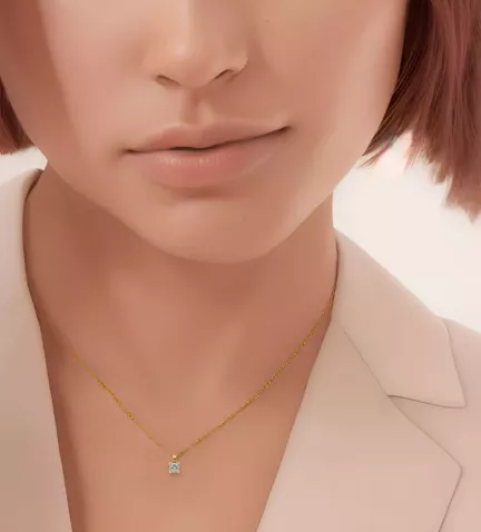 colgante de oro y brillante ERA4 modelo IA