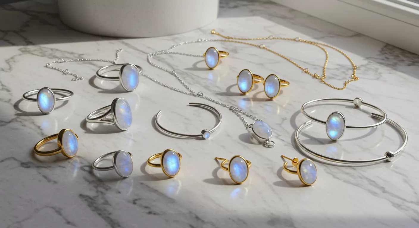 Joyas con piedras lunares Significado y estilos 20255