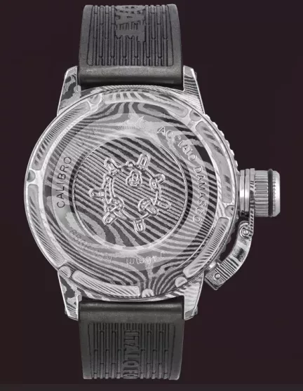 Reloj U-Boat SOMMERSO DAMASCO 9999 trasera