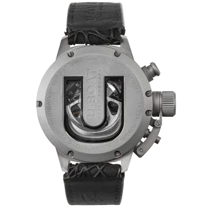 Reloj U-Boat piel y acero 3002 trasera