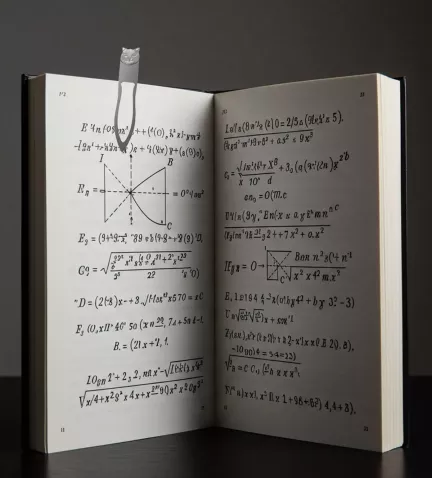 punto de libro de plata cara de gato funcional