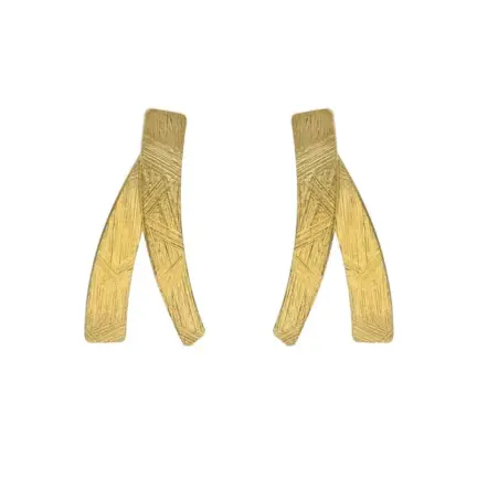 Pendientes largos en plata Noise 273_A5015-DT