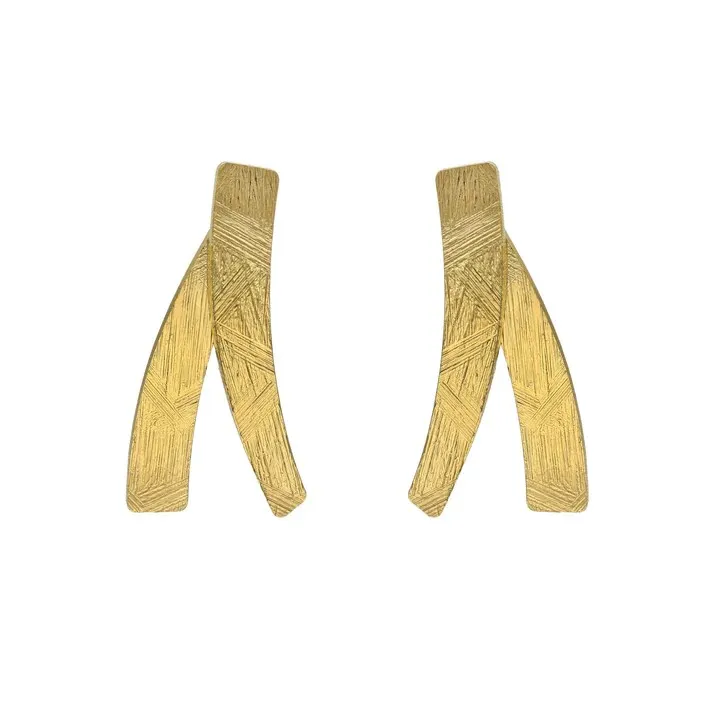 Pendientes largos en plata Noise 273_A5015-DT