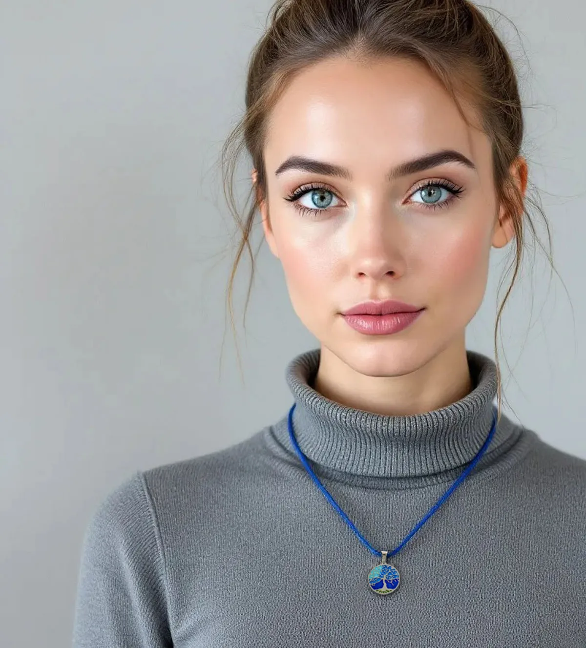 gargantilla-de-plata-arbol-de-la-vida-esmaltado-226_RH190503-A modelo mujer