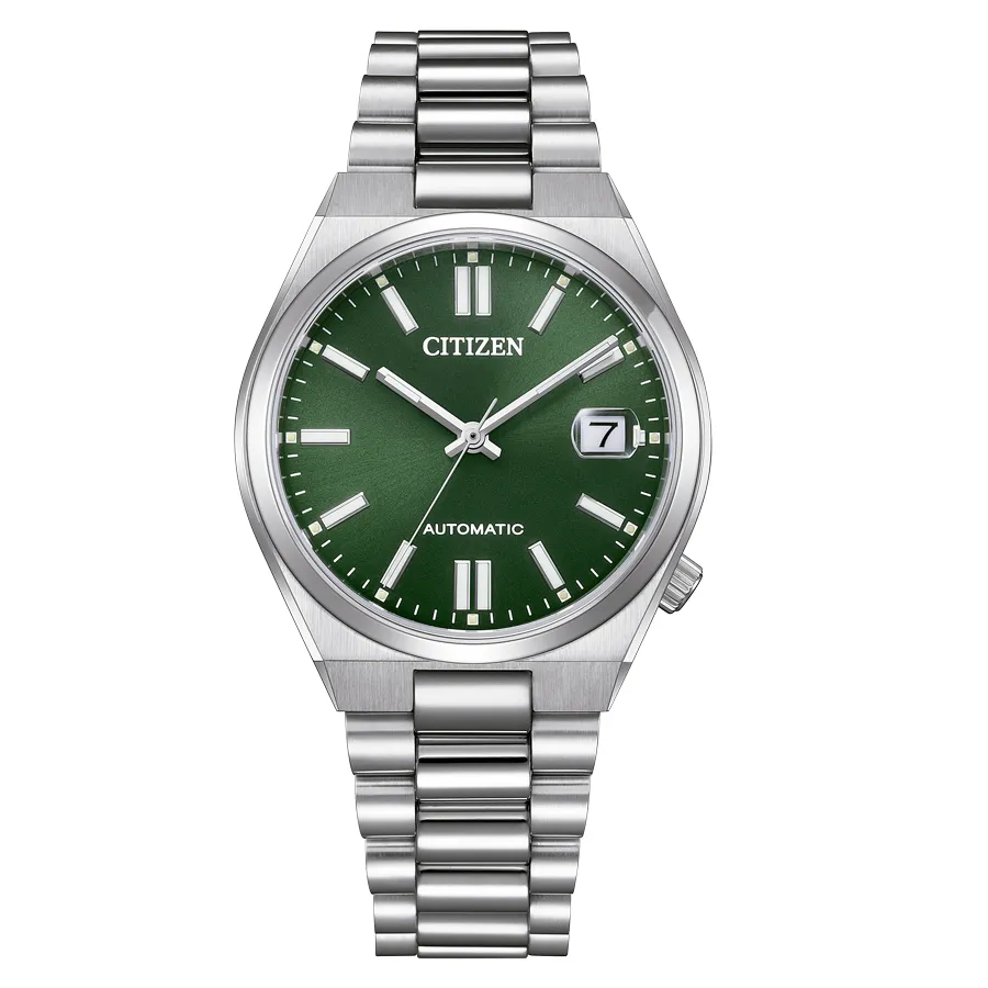 Reloj Citizen Tsuyosa automático acero esfera verde NJ0200-50X