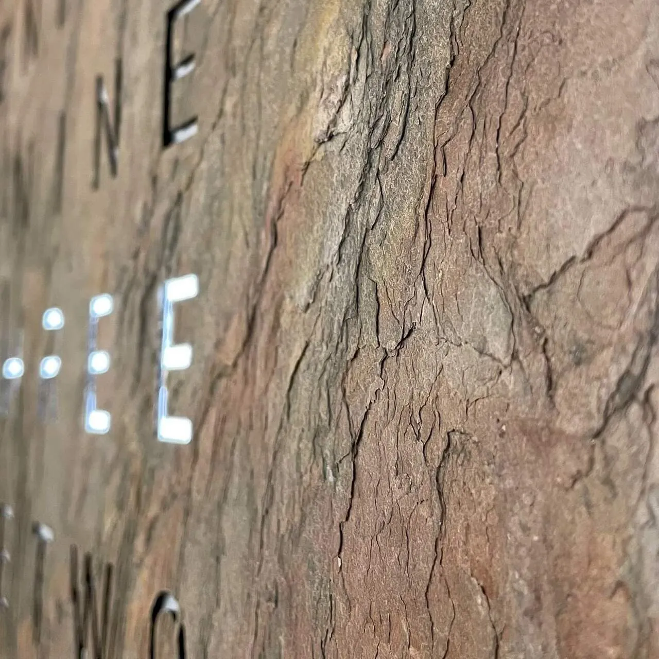 Qlocktwo Earth 180 Glintscape tamaño 180x180 cms 4