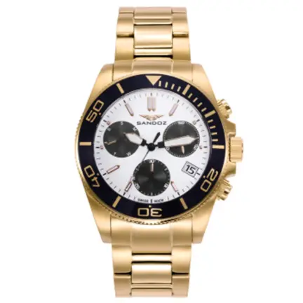 Reloj Sandoz Sport acero chapado 81447-99