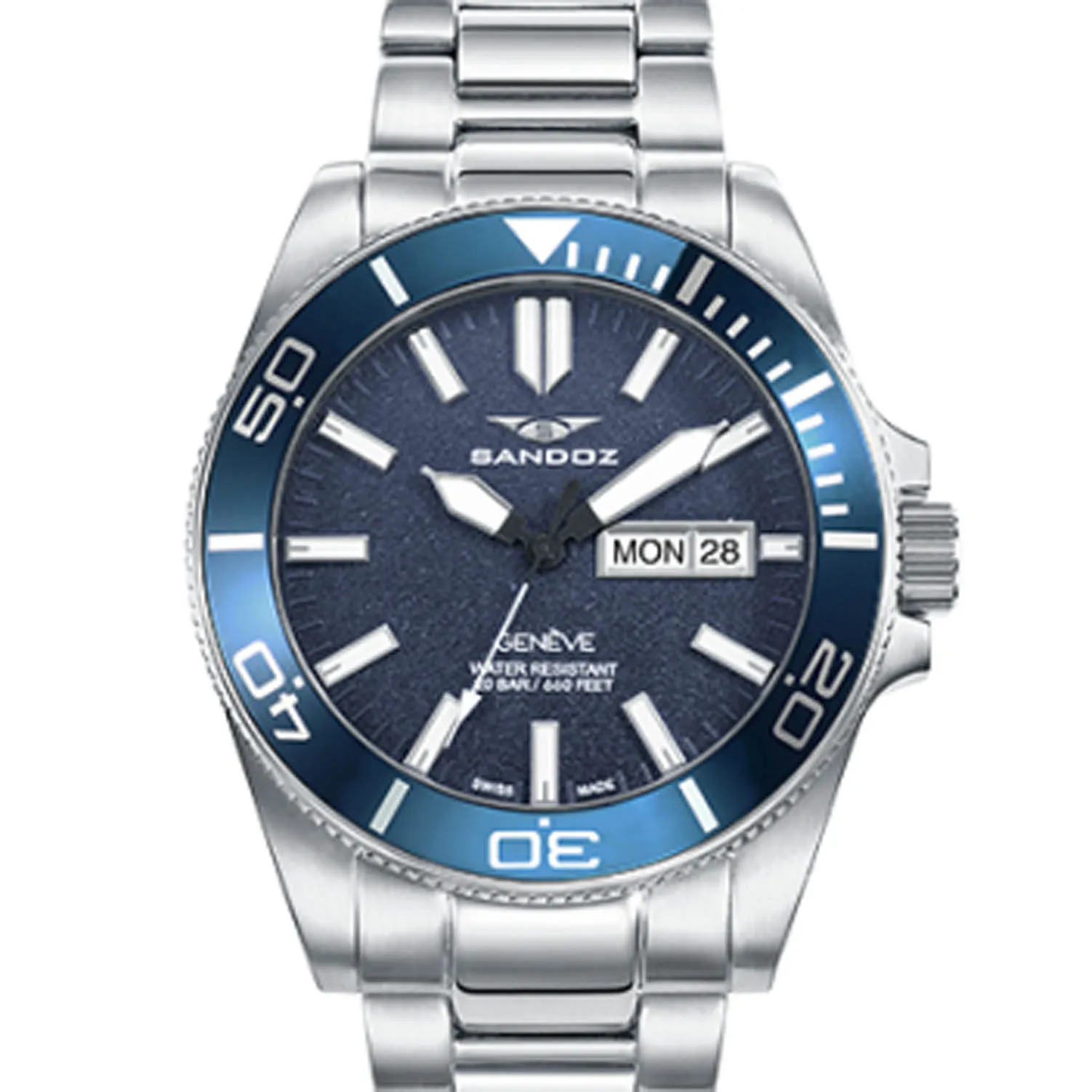 Reloj Sandoz Diver acero 81449-37