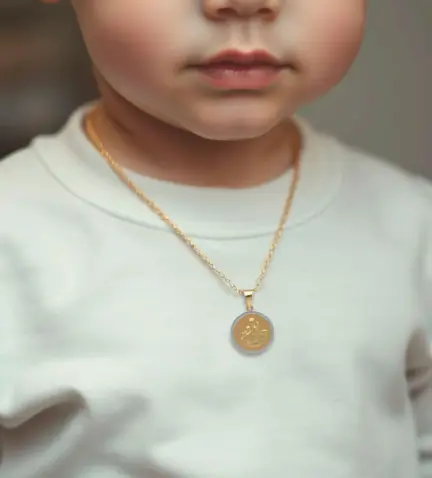 medalla-de-oro-angel-de-la-guarda-243_000-06906-B modelo bebe