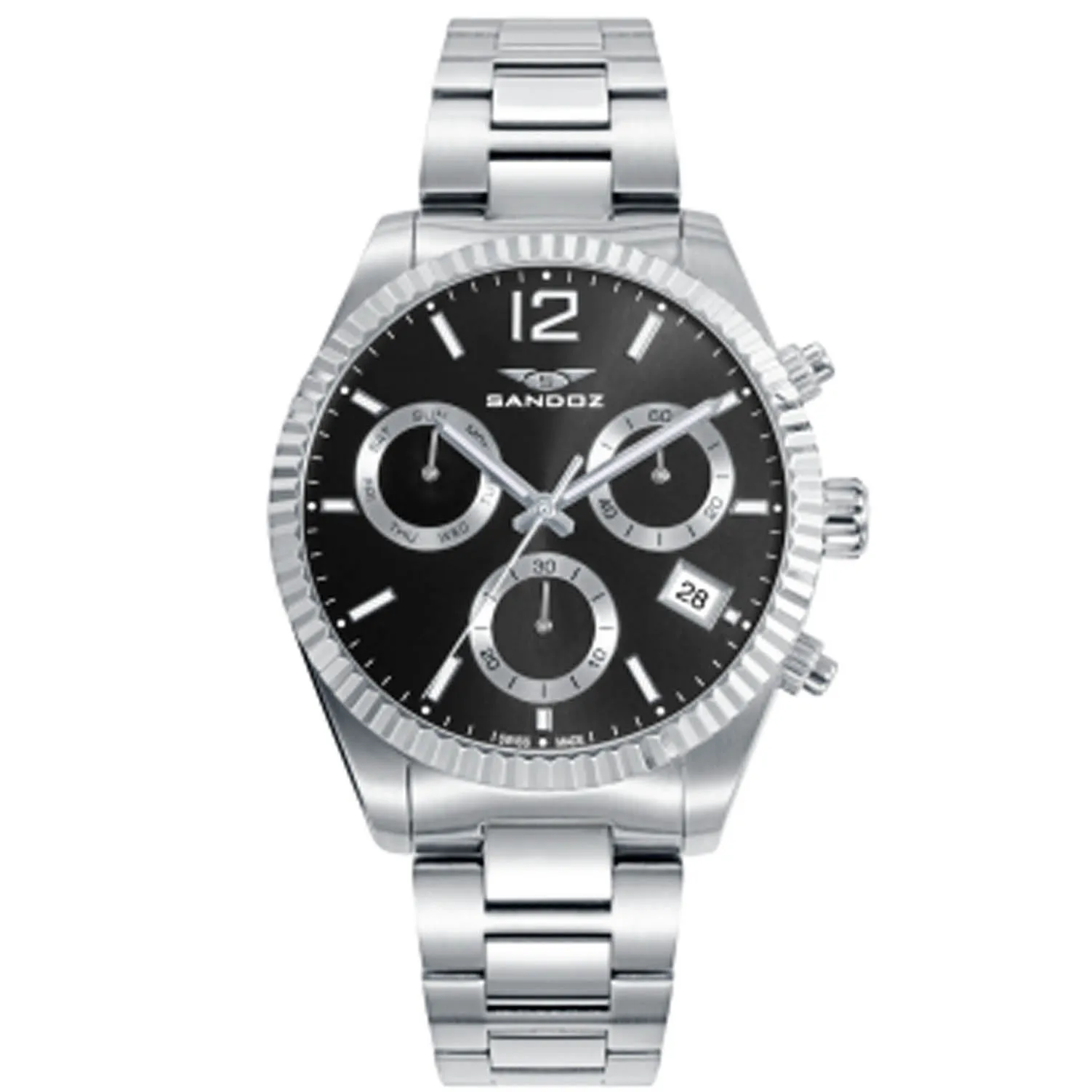 Reloj cronógrafo Sandoz acero 81527-55