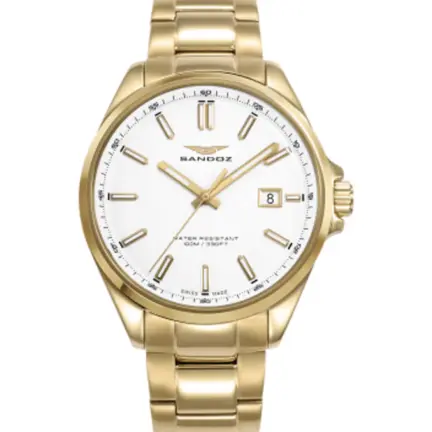 Reloj Sandoz Casual acero chapado 83001-97