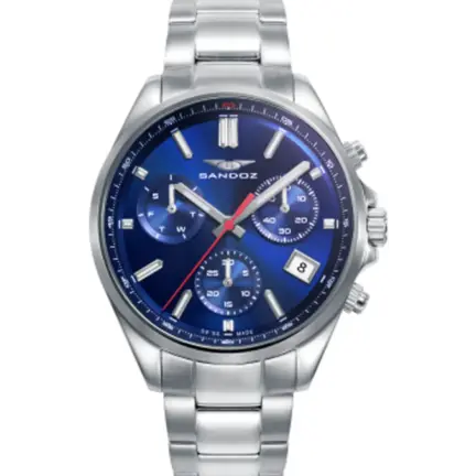 Reloj Sandoz Casual cronógrafo en acero 83003-37