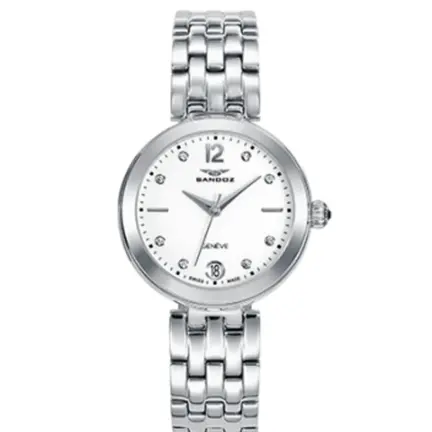 Reloj Sandoz mujer acero y circonitas colección Elle 81336-15