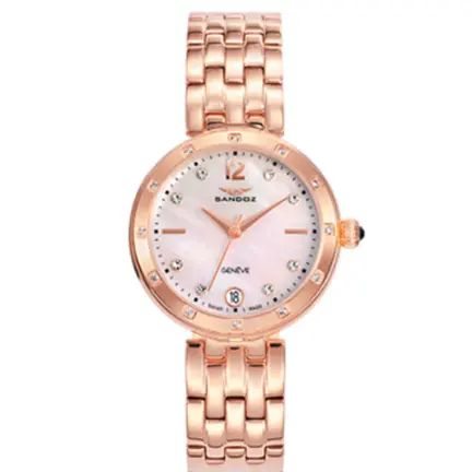 Reloj Sandoz mujer acero chapado y circonitas Elle 81336-95