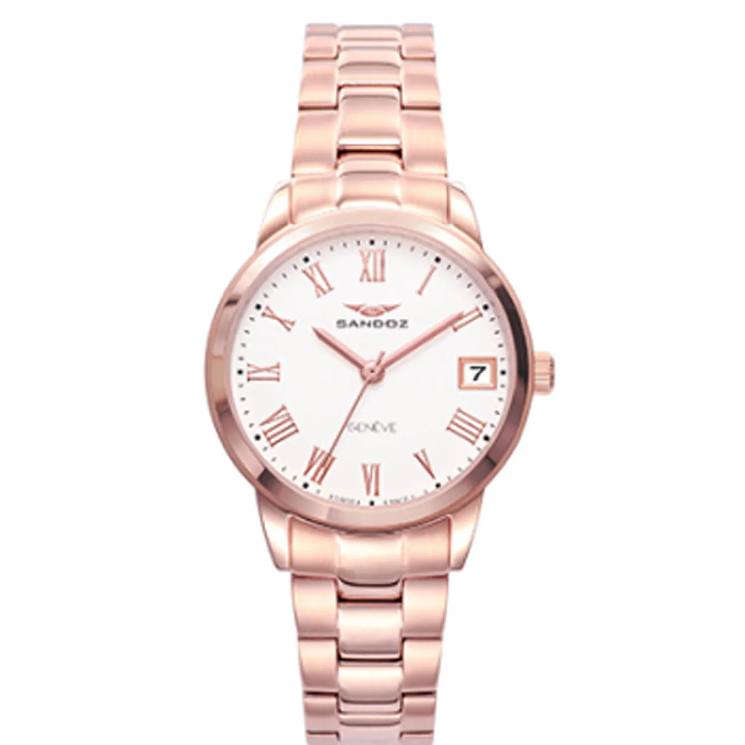 Reloj Sandoz mujer acero chapado y circonitas Elegant 81342-13