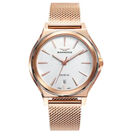 Reloj Sandoz mujer de acero chapado Dynamique 81358-07
