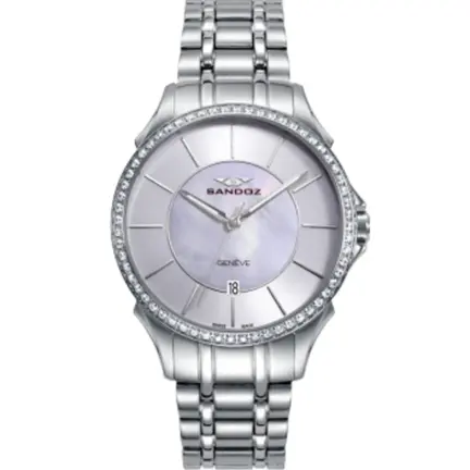 Reloj Sandoz Classic para mujer de acero 81372-07