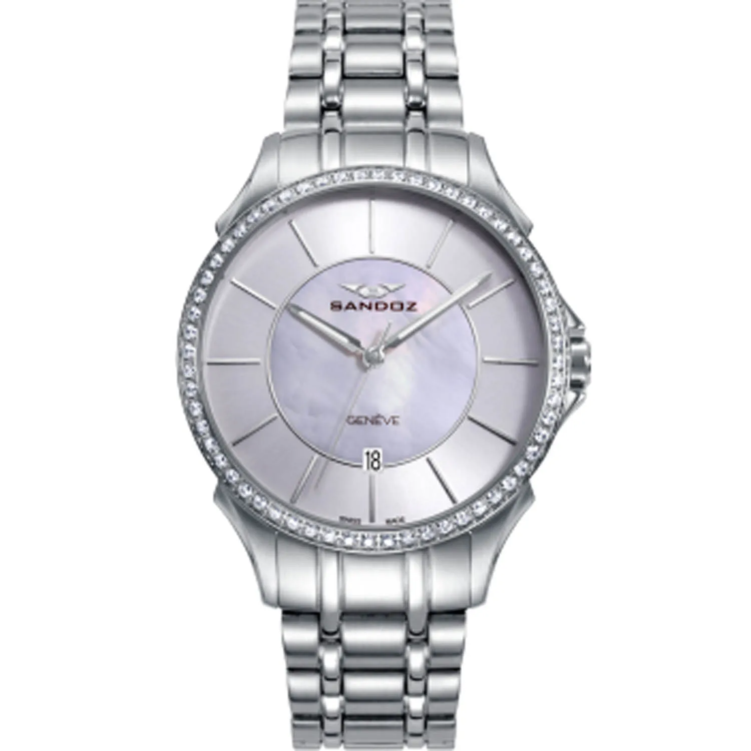 Reloj Sandoz Classic para mujer de acero 81372-07