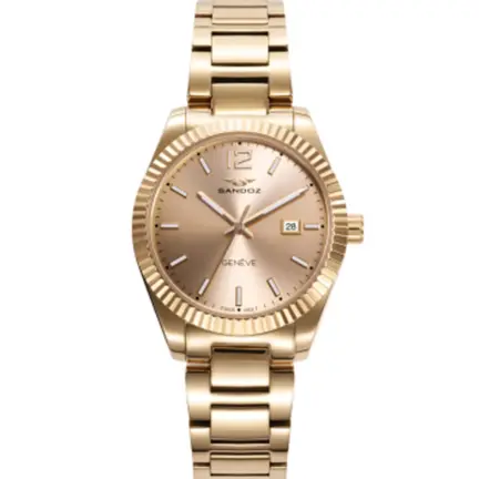 Reloj Sandoz Casual para mujer en acero chapado 81384-25