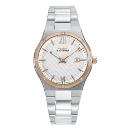 Reloj Sandoz Style mujer en acero chapado 83006-83