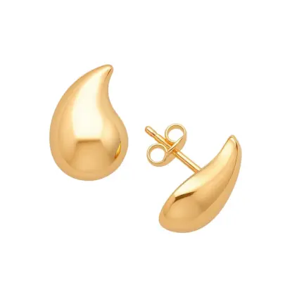 pendientes de oro amarillo 18k lagrima dor vista principal parrilla web