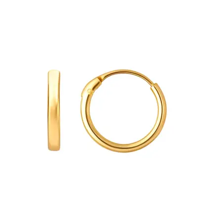 pendientes de bebe abridores de 8 mm. oro 18 ktes