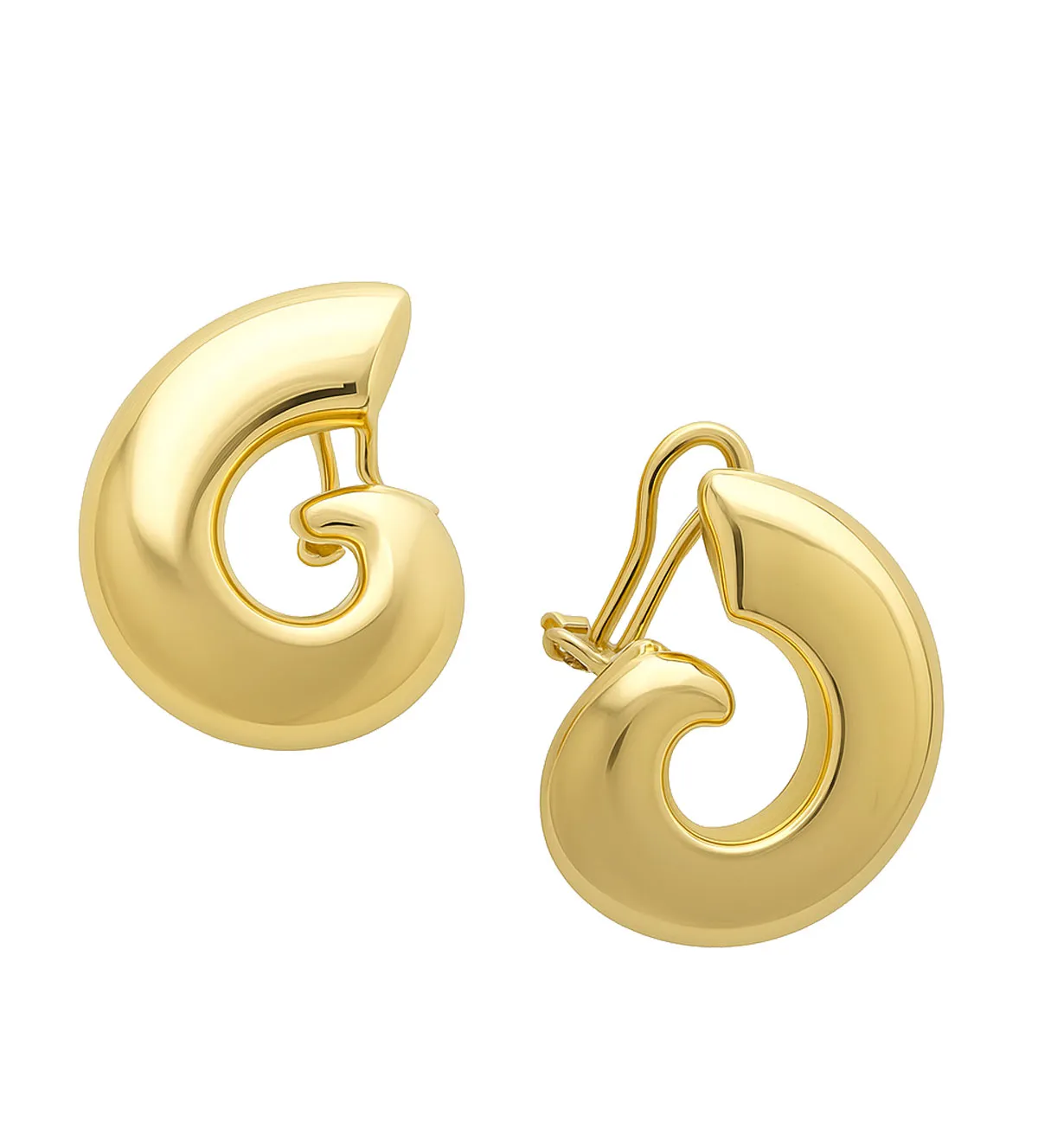 Pendientes de oro 18k aros en G 243_712-00025