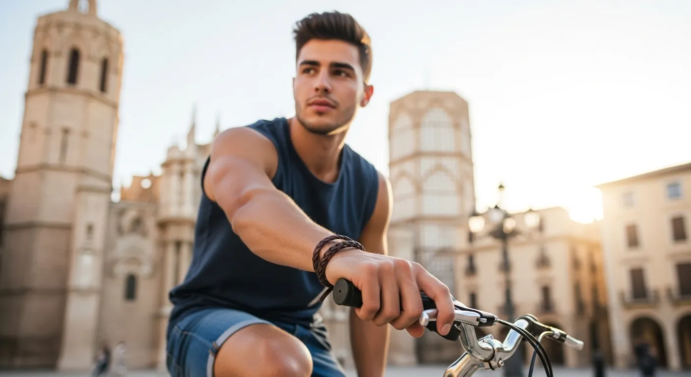 Pulsera de piel trenzada para hombre el accesorio esencial que arrasa en verano 20256