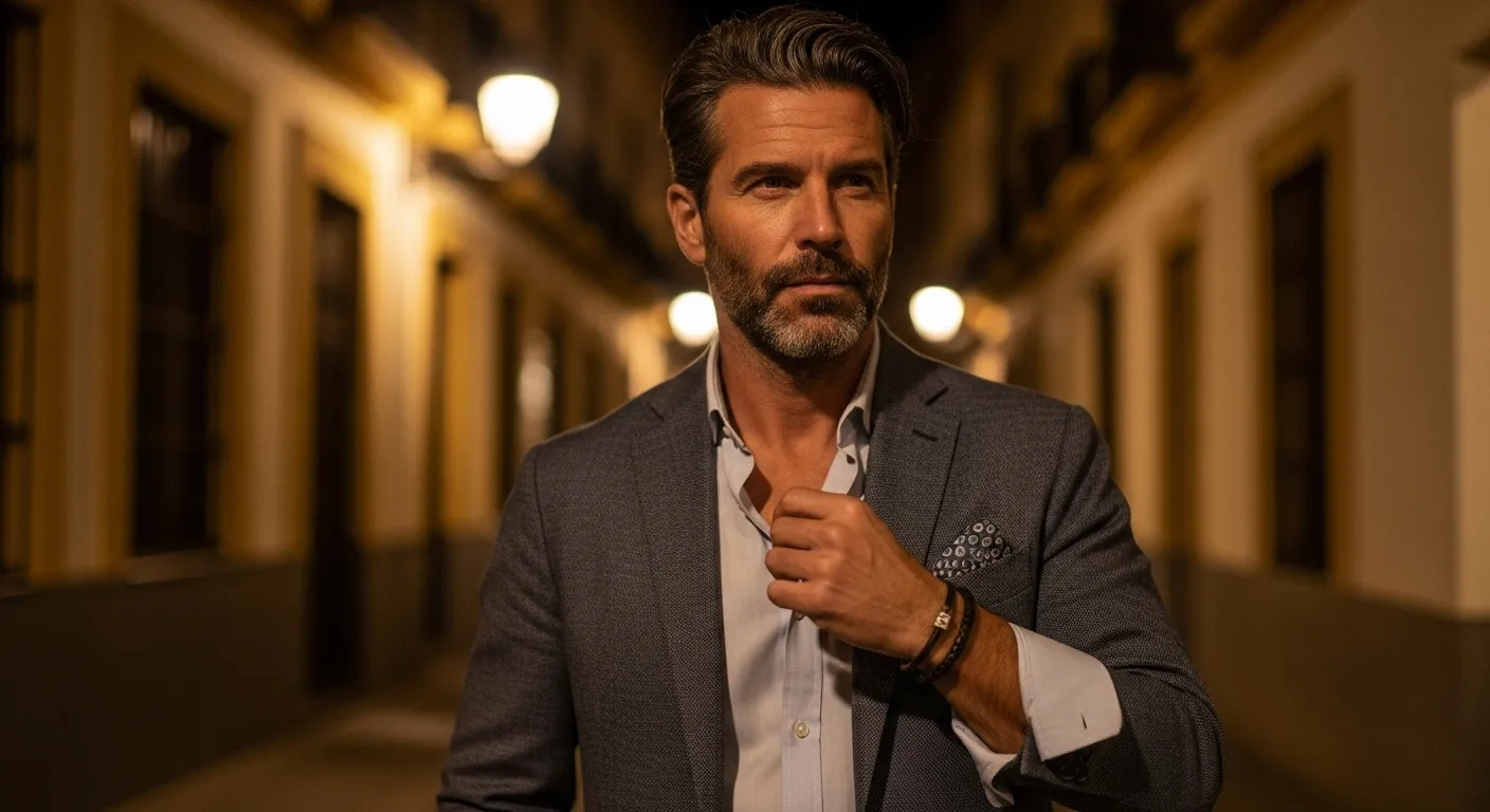 Pulsera de piel trenzada para hombre el accesorio esencial que arrasa en verano 20258