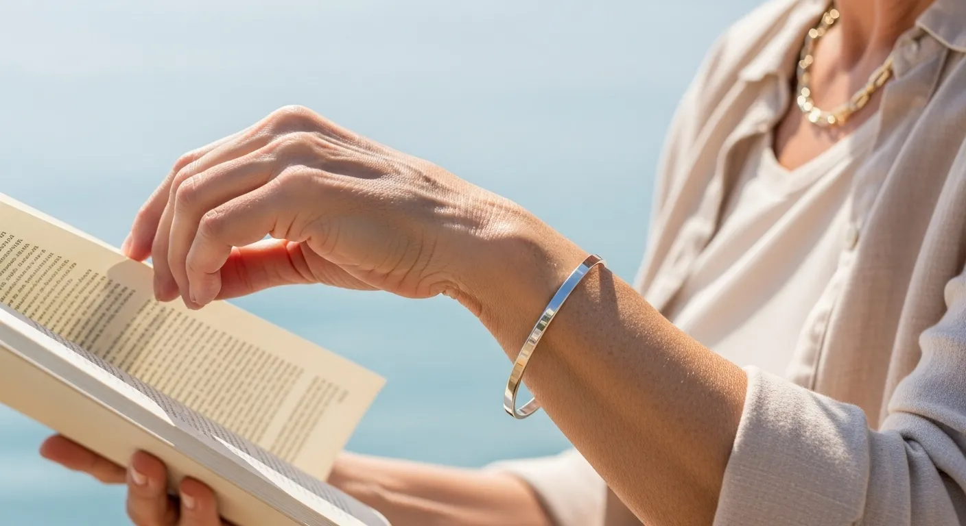 Pulseras rigidas de plata 3 razones con poder para su gran regreso45