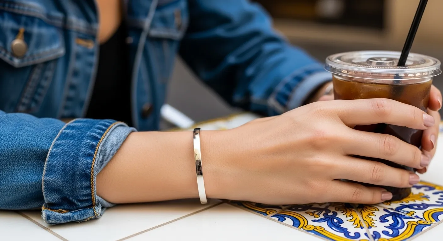 Pulseras rigidas de plata 3 razones con poder para su gran regreso6