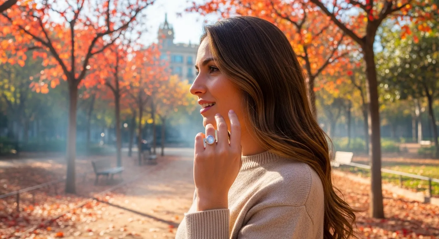 Anillos de piedra luna y amatista 2 gemas con poder que marcan septiembre 1