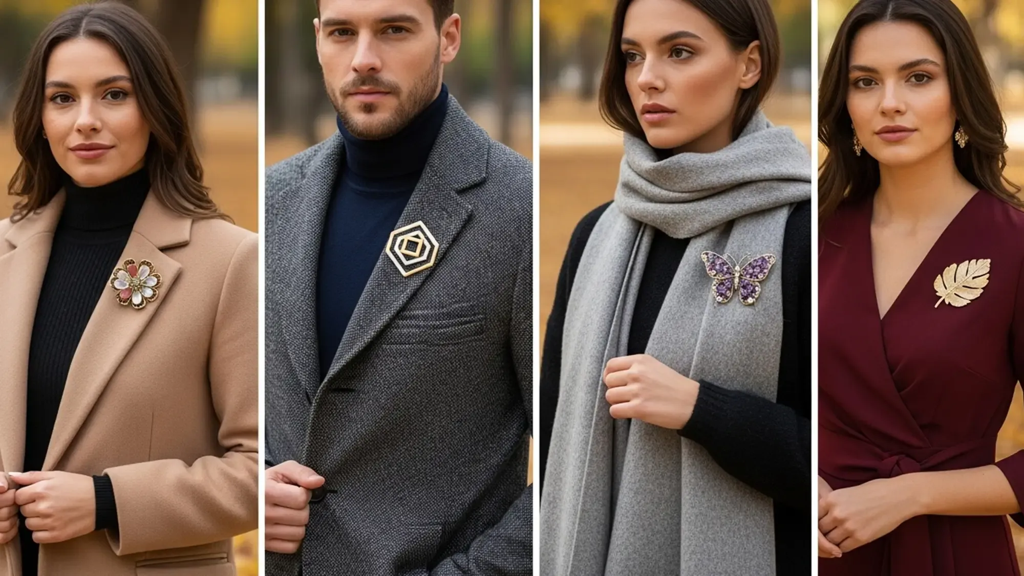 Broches vintage inspirados en la naturaleza la tendencia con más