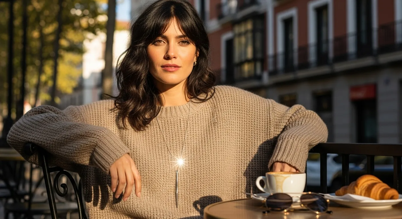 Colgantes largos de plata 4 disenos organicos irresistibles para tus looks otonales1