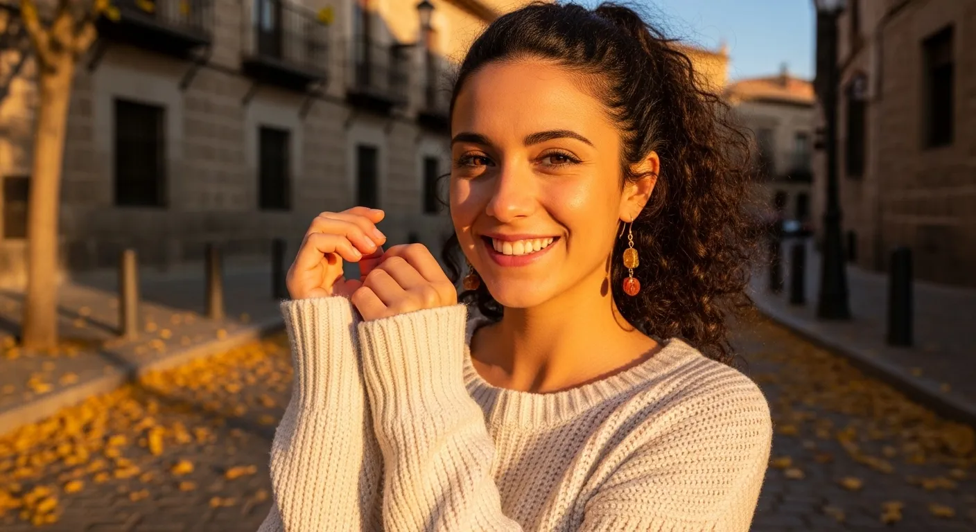 Pendientes con piedras otonales 3 tonos tierra que iluminan tu piel con poder este septiembre2