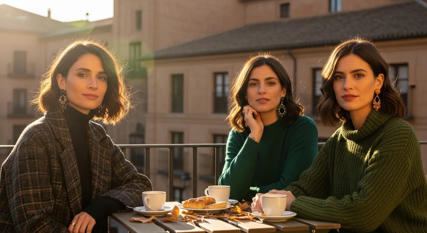 Pendientes con piedras otonales 3 tonos tierra que iluminan tu piel con poder este septiembre6