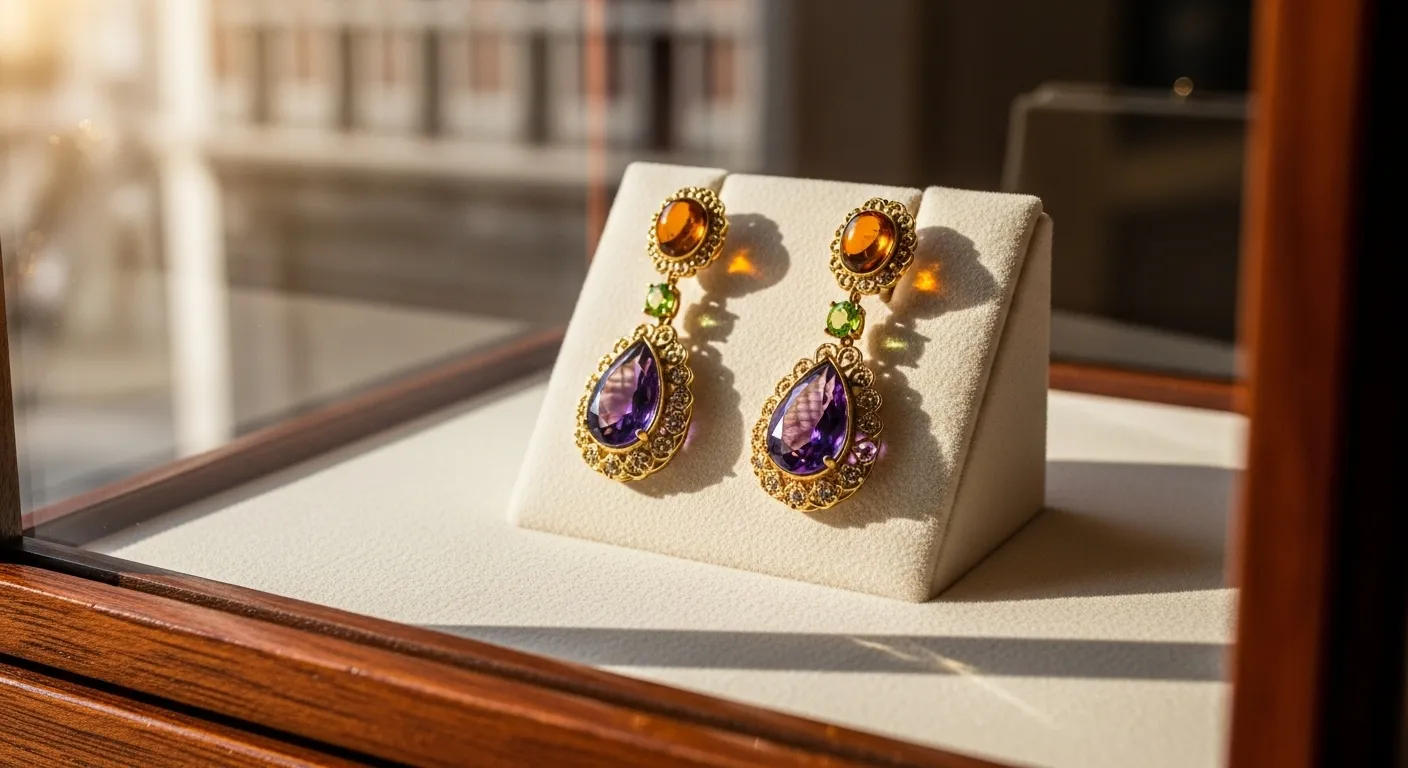 Pendientes con piedras otonales 3 tonos tierra que iluminan tu piel con poder este septiembre7