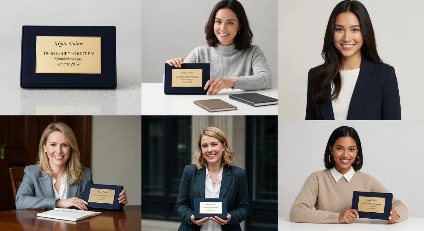 Placas homenaje personalizadas 5 razones irresistibles para elegir el detalle perfecto6