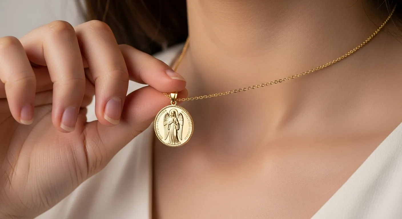 Medallas de comunion en oro 18k simbolo de fe y elegancia para este dia unico4