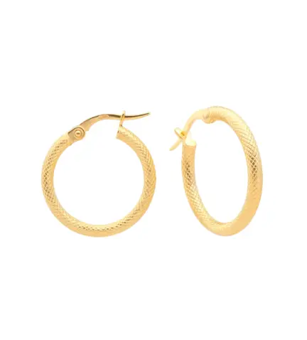 pendientes de oro criolla chanella rayada 309 9K340 341 342