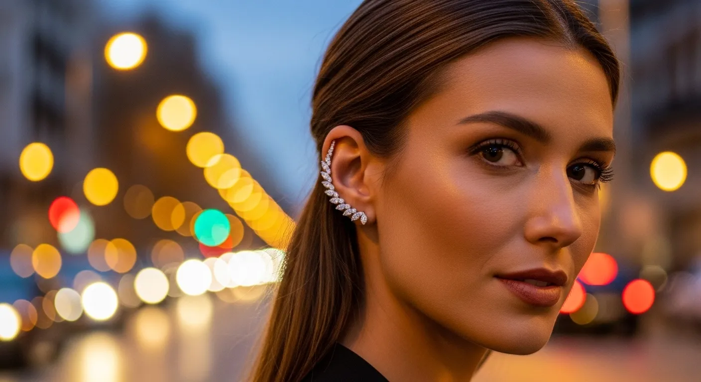 Pendientes trepadores la tendencia mas chic que transforma tu rostro al instante este 20252