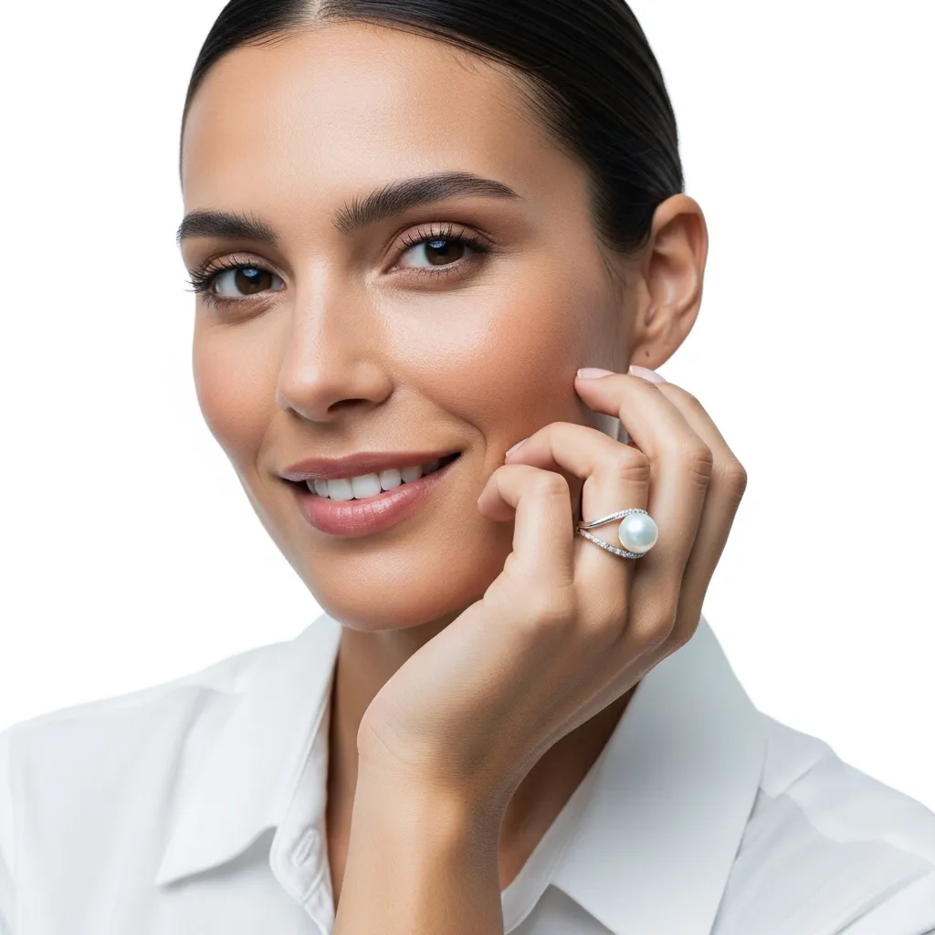 Anillo de plata y perla cultivada el detalle elegante que ilumina tu Navidad 20257