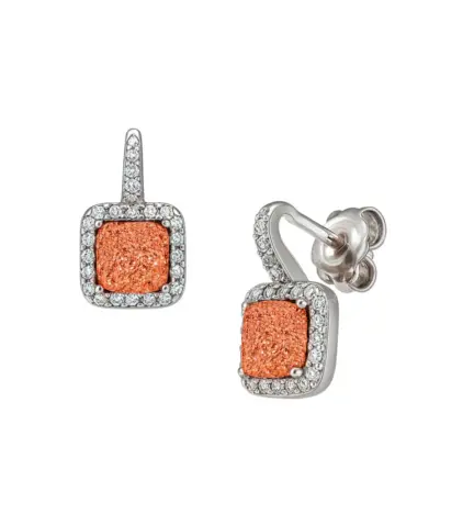 pendientes de plata con circones y agata drusa 248_0410-4