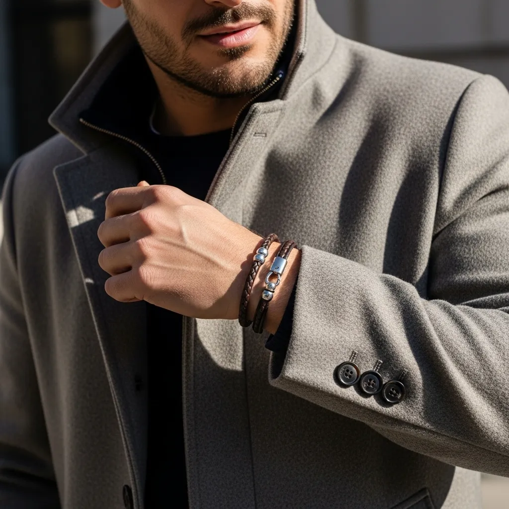 Pulseras para hombre tendencias que renuevan el estilo masculino este enero 20269585